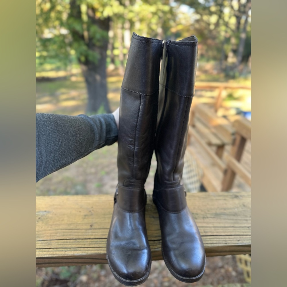 Polo by Ralph Lauren Brown Over the Knee Boots